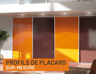 Profils de placard sur-mesure